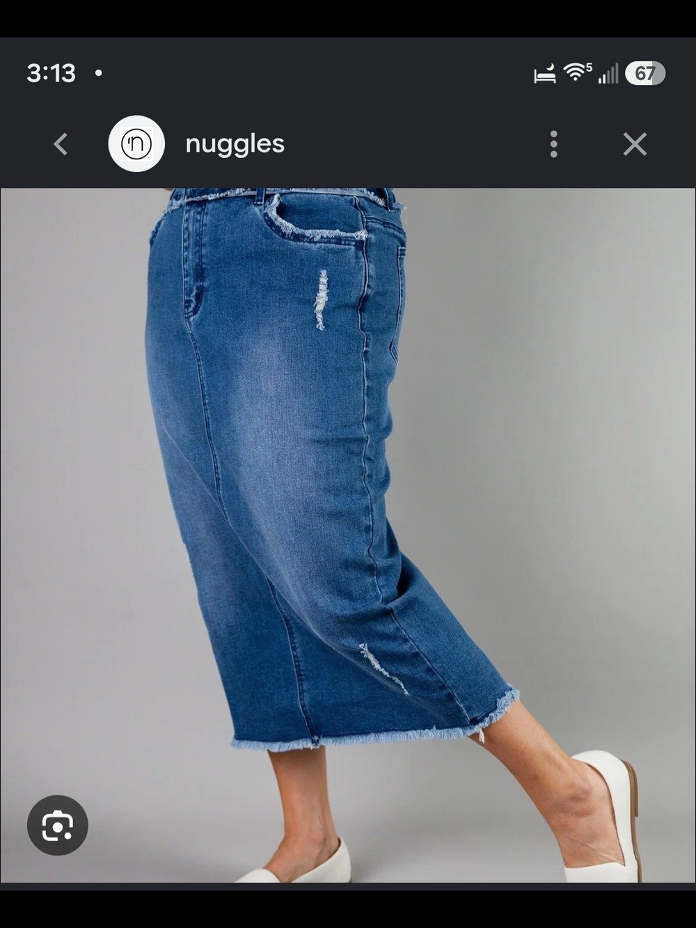 ISO Nuggles Denim Skirt